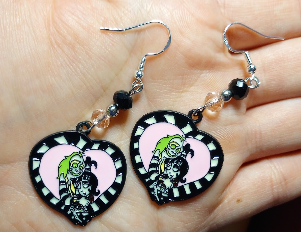 Beetlejuice Earrings