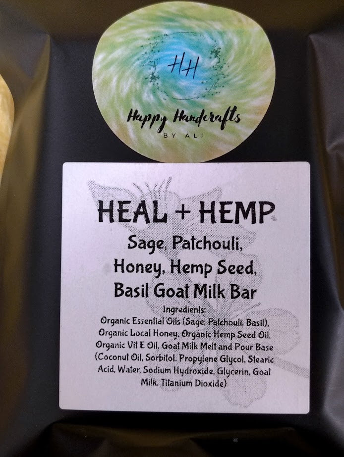 Heal + Hemp Bath Bar