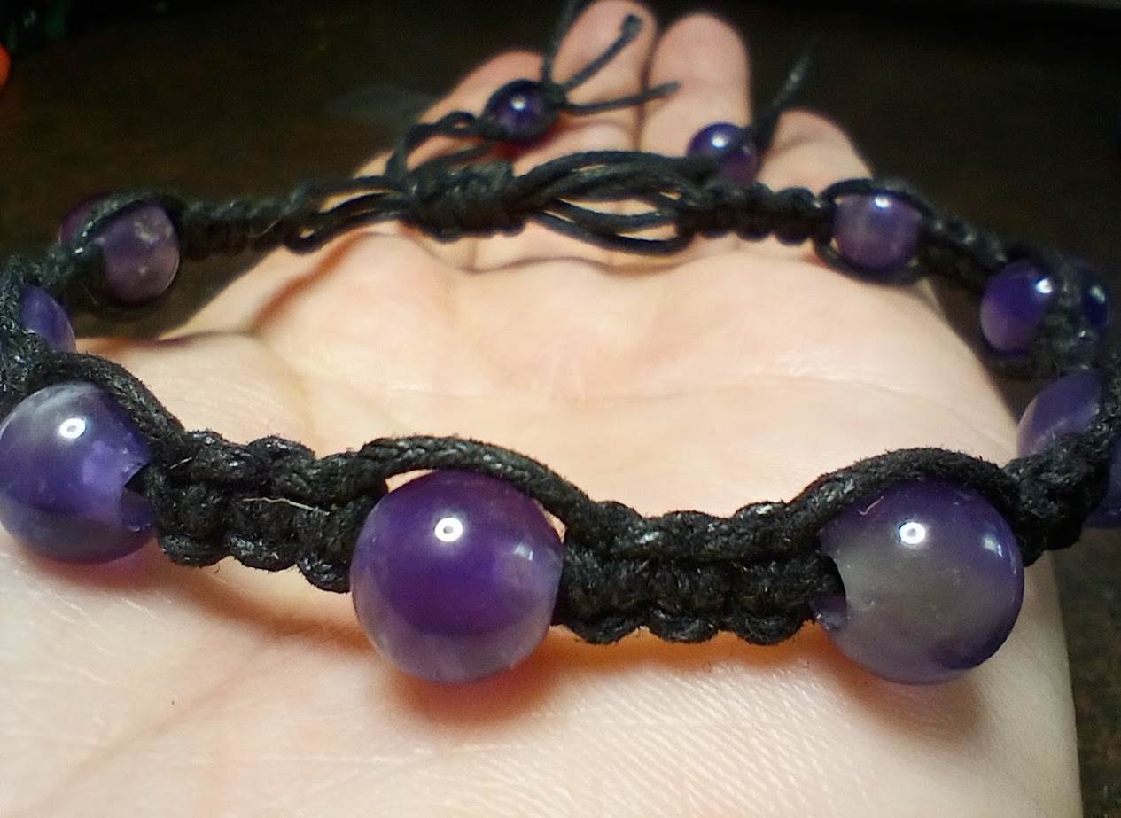 Macramé Crystal Bracelet