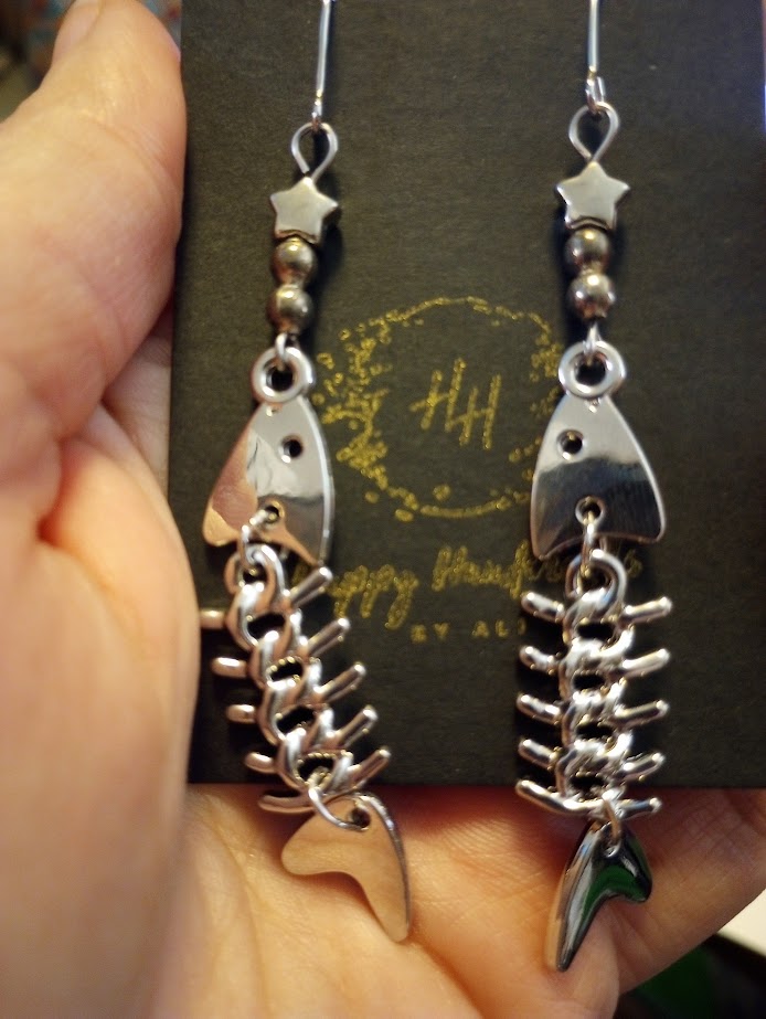Fish Bone Earrings