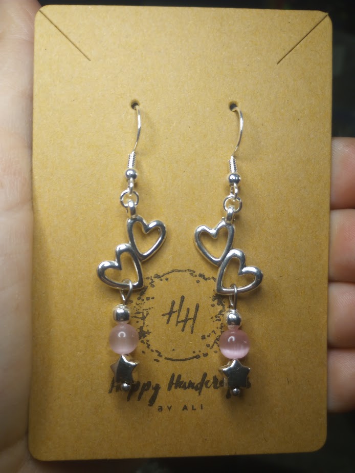 Heart Dangle Earrings