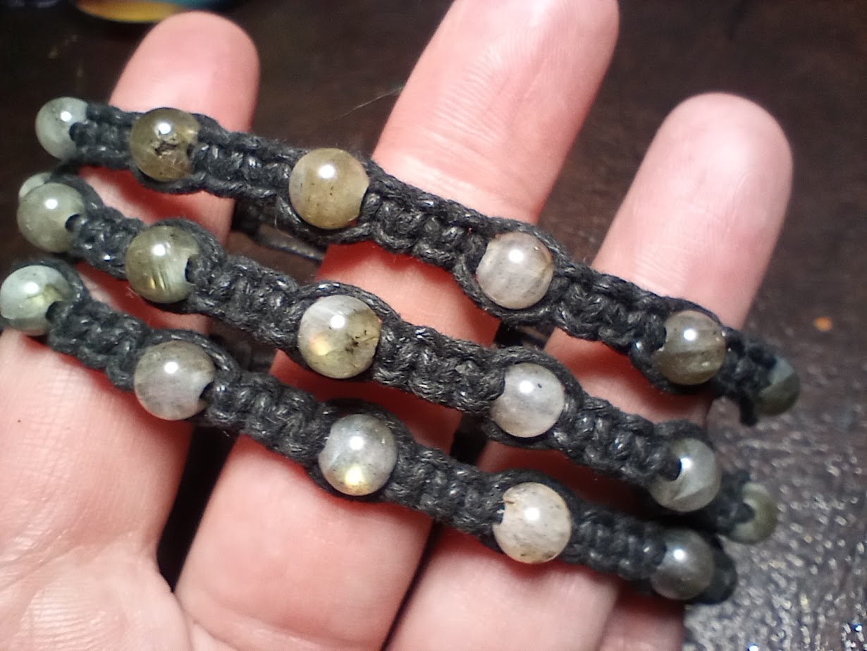 Macramé Crystal Bracelet