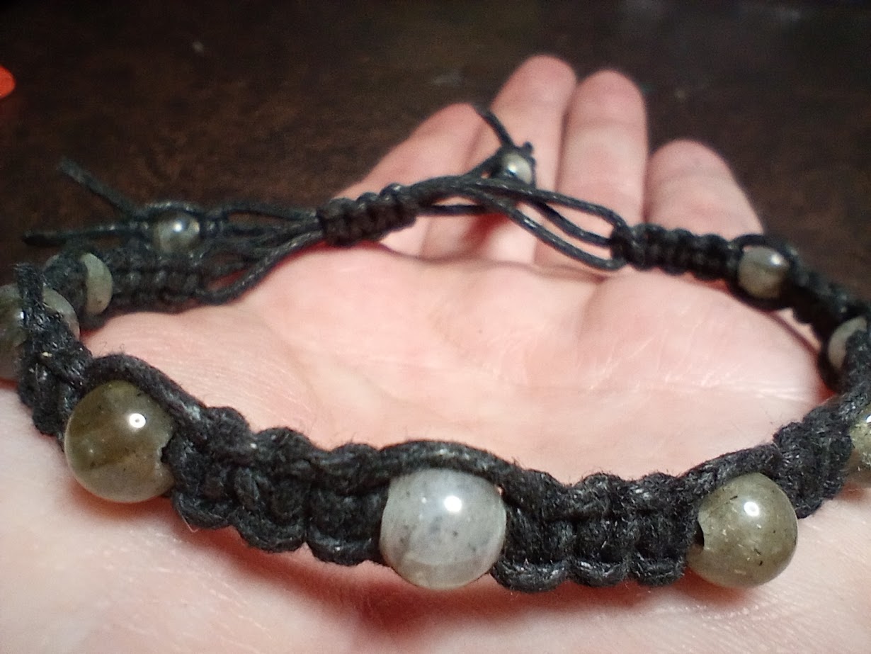 Macramé Crystal Bracelet