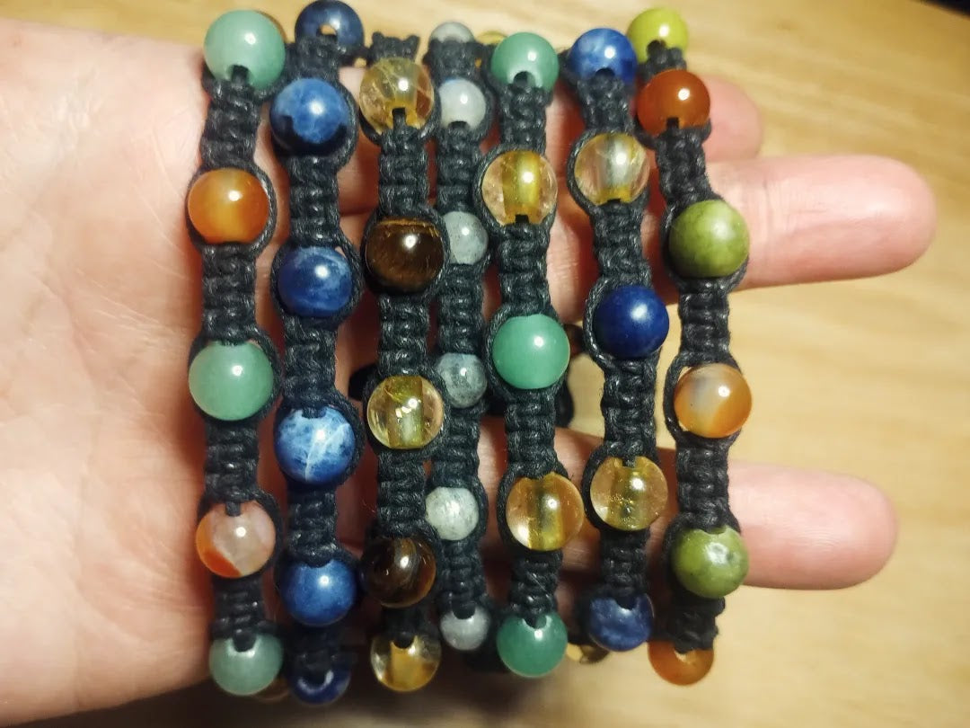 Macramé Crystal Bracelet