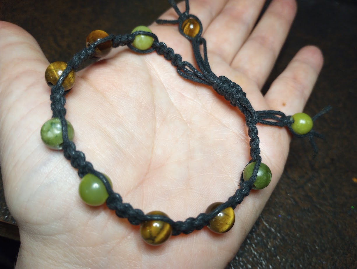 Macramé Crystal Bracelet