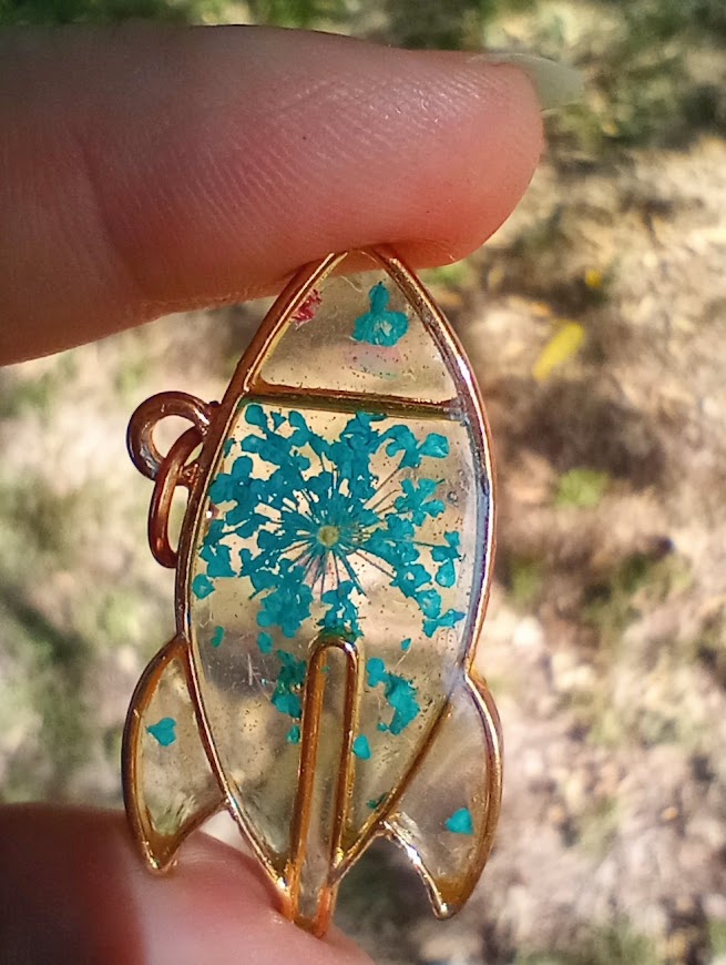 Blast Off Blue Rocket