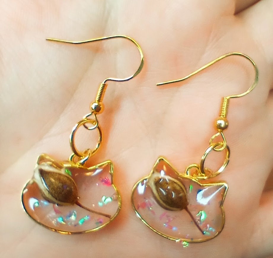 Cottonwood Kitty Earrings