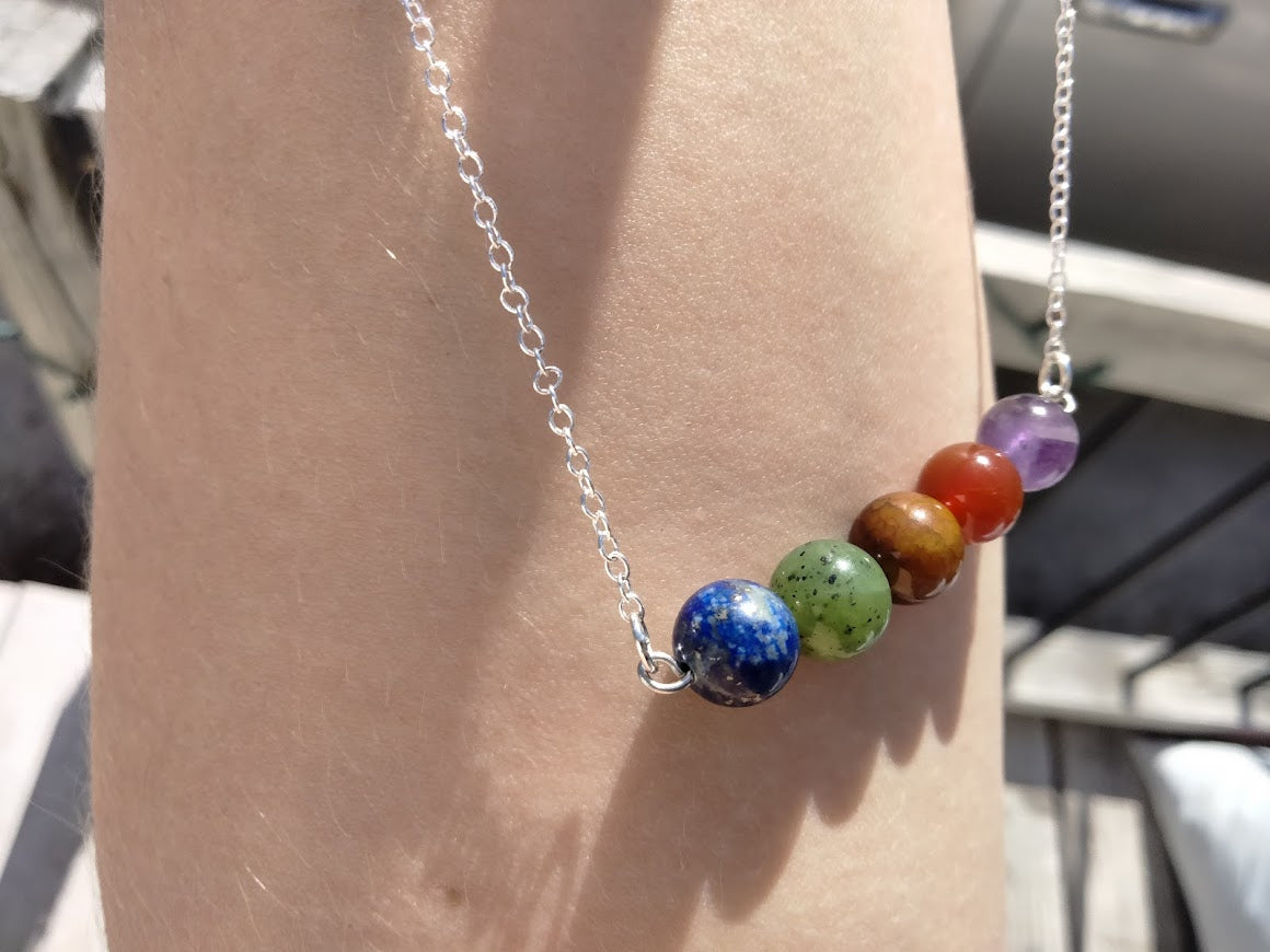 Earth Tones Crystal Necklace