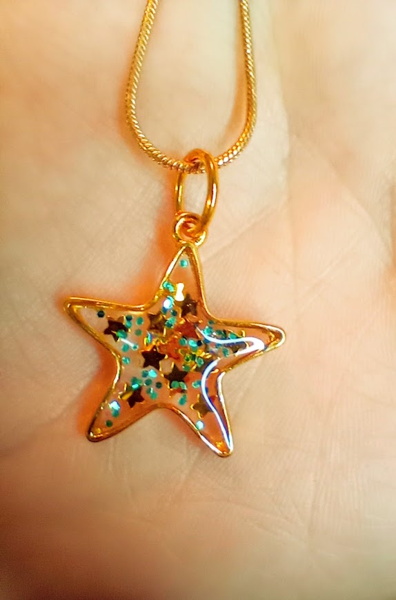 Glitter Star Necklace