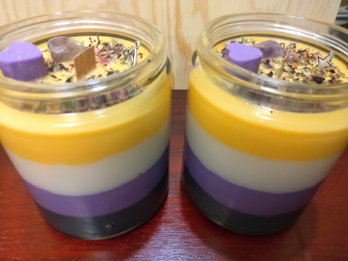 Non-Binary PRIDE Candle