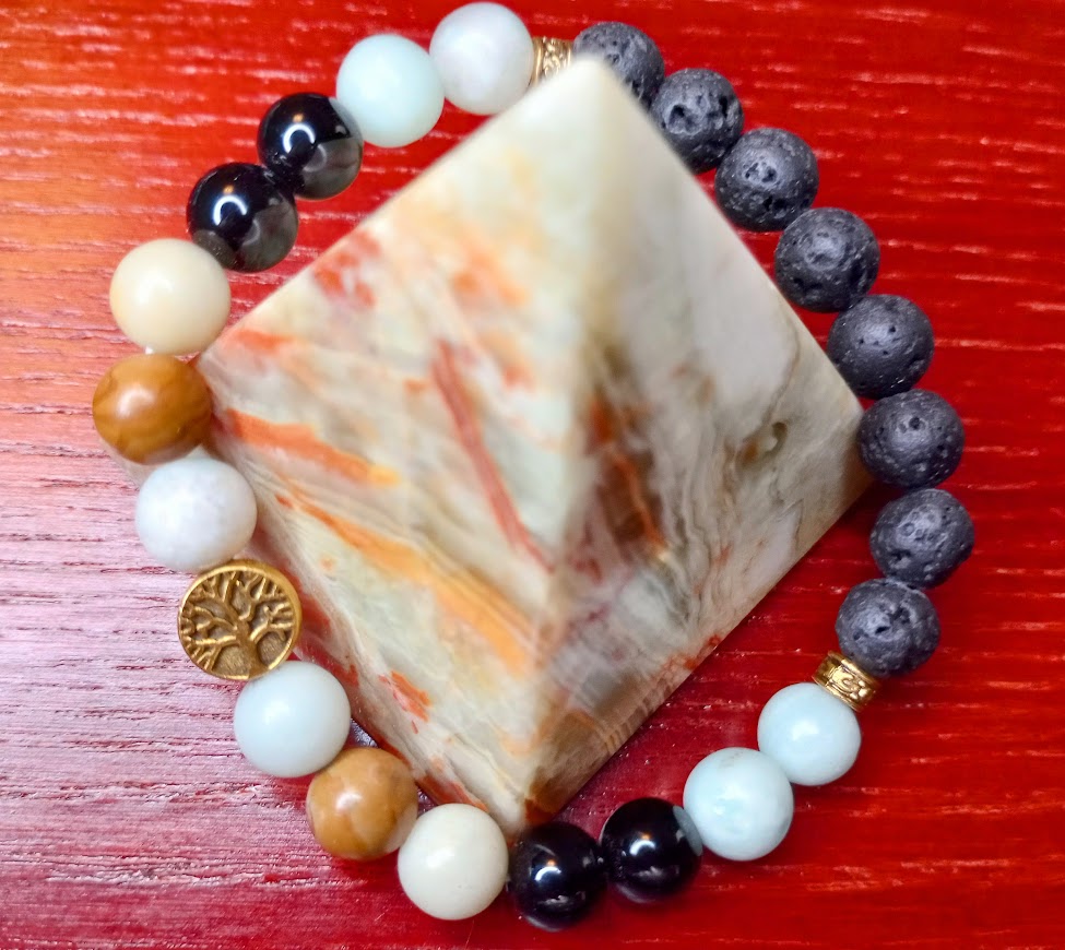 Tree Of Life Grounding Crystal Bracelet