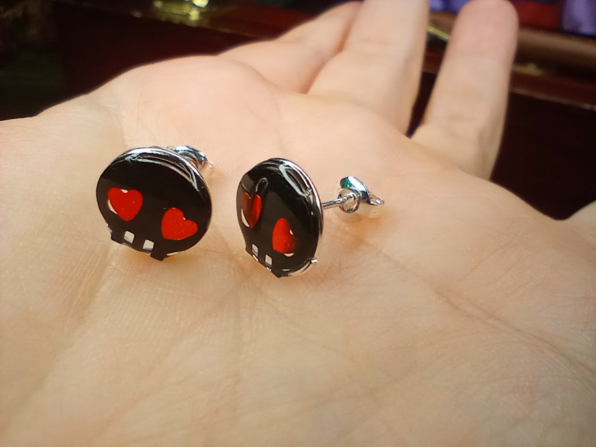 Cute Skull Studs