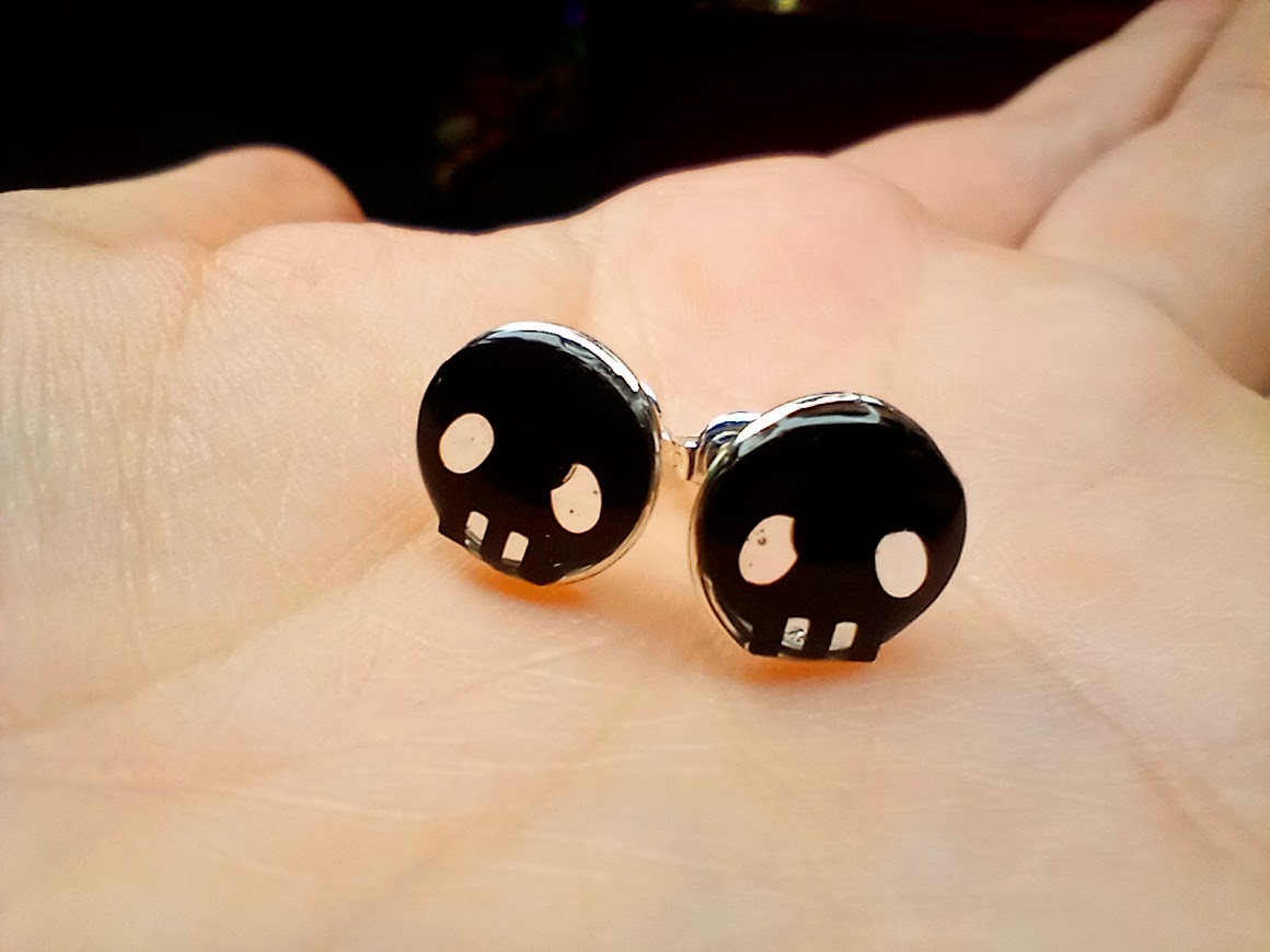 Cute Skull Studs