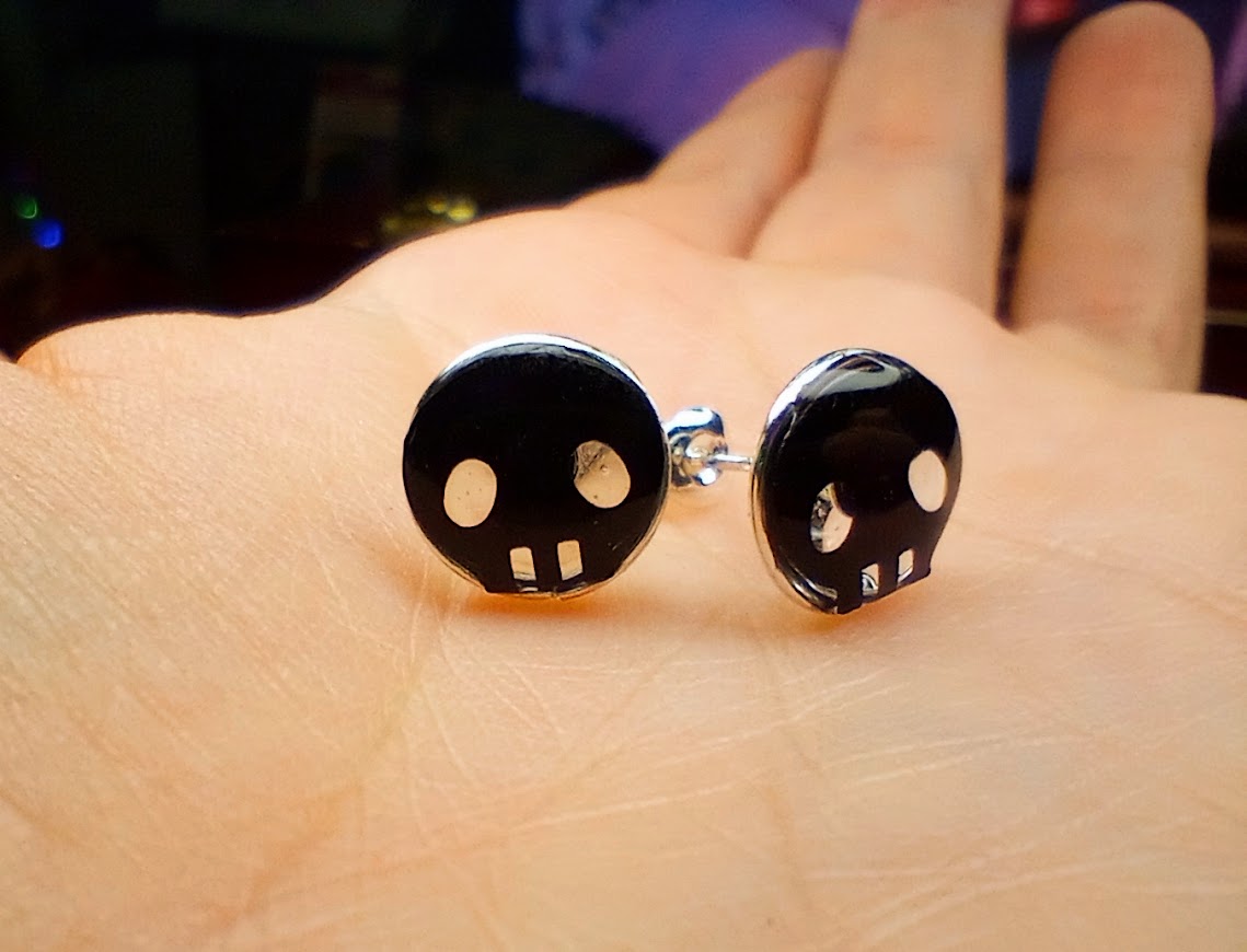 Cute Skull Studs