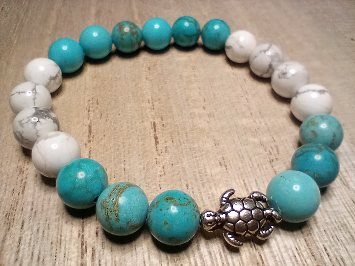 Turquoise Sea Turtle Bracelet
