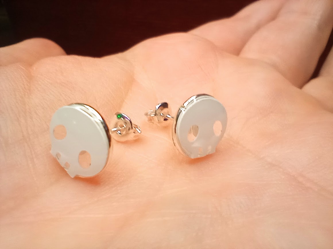 Cute Skull Studs
