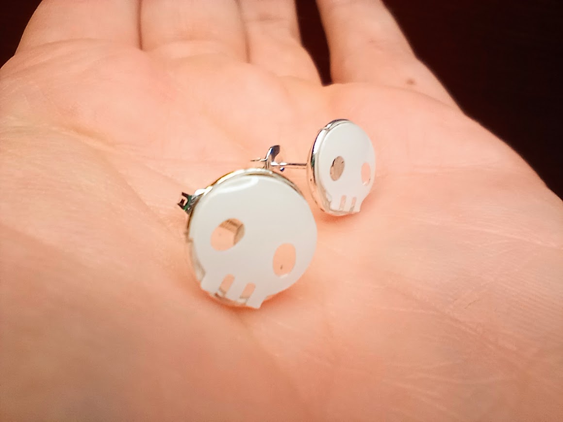 Cute Skull Studs