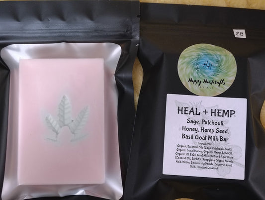 Heal + Hemp Bath Bar