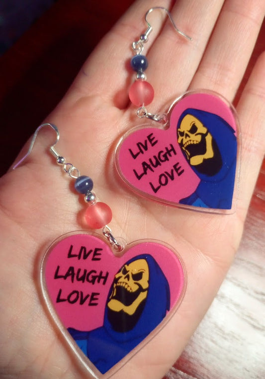 Live, Laugh, Skeletor Dangles