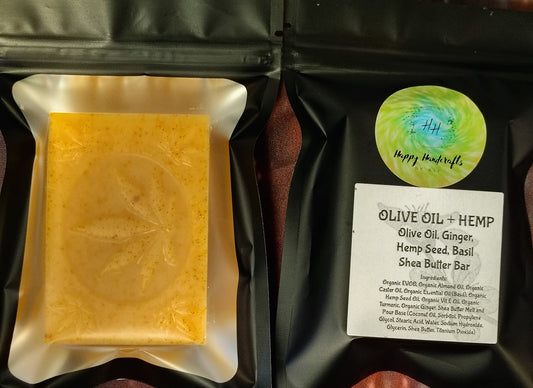Olive Oil + Hemp Shea Butter Bar