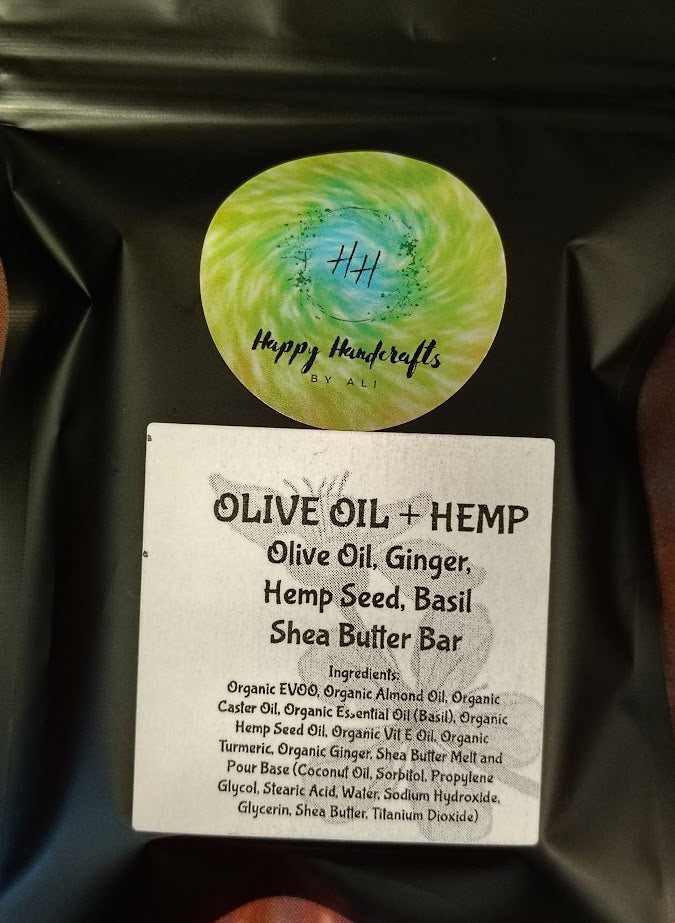 Olive Oil + Hemp Shea Butter Bar