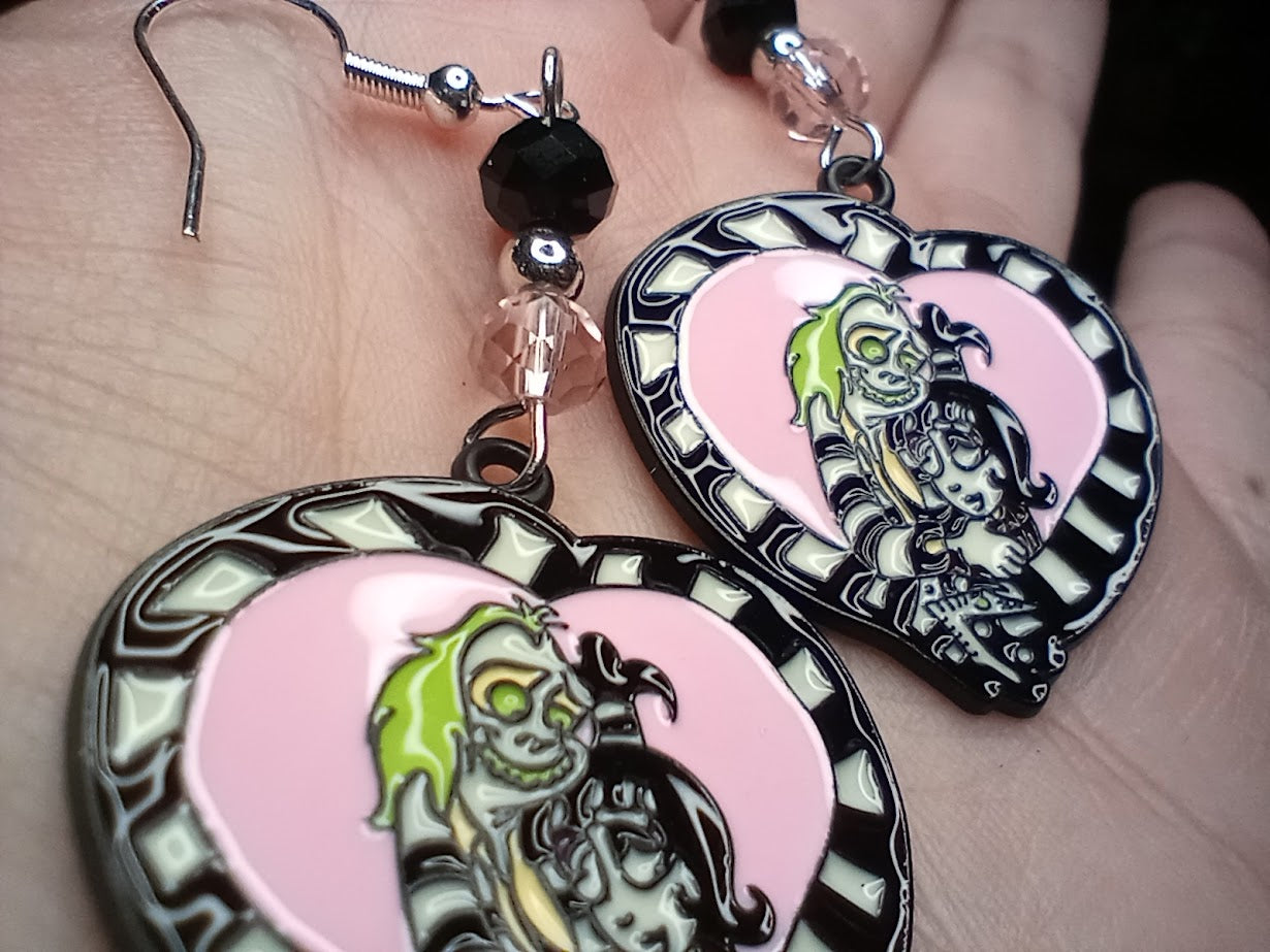 Beetlejuice Earrings