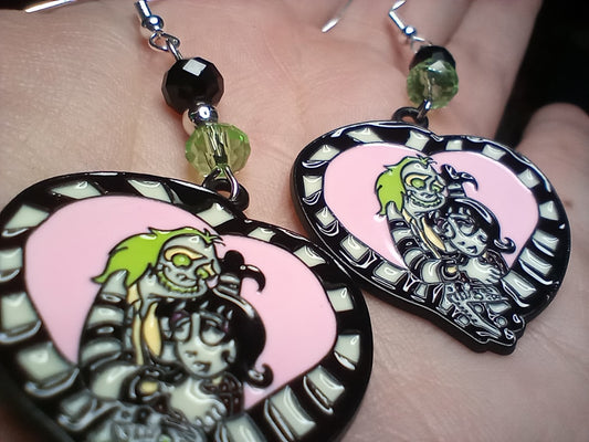 Beetlejuice Earrings