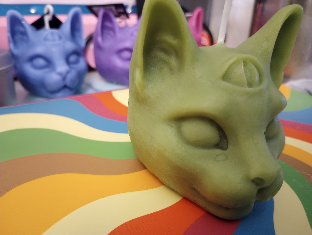 Third Eye Cat Candle