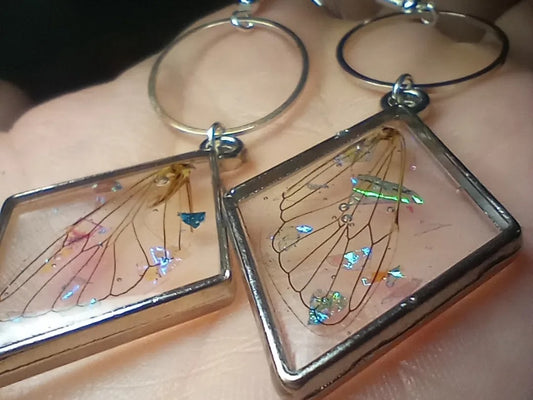 Cicada Wing Earrings