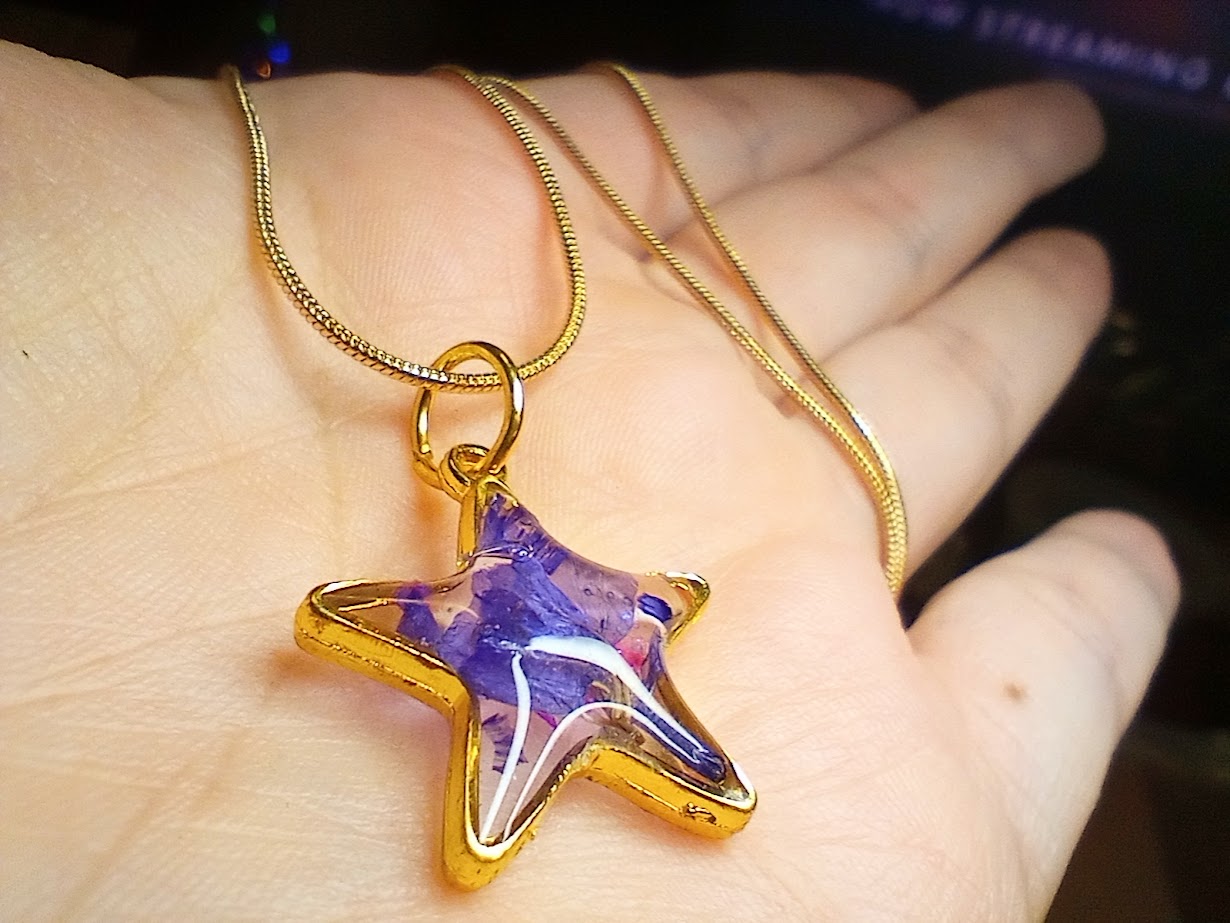 Forget Me Not Star Necklace