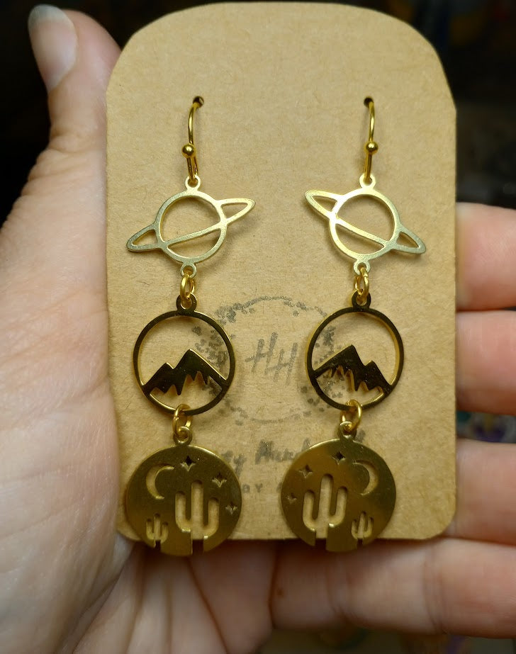 Golden Horizon Earrings
