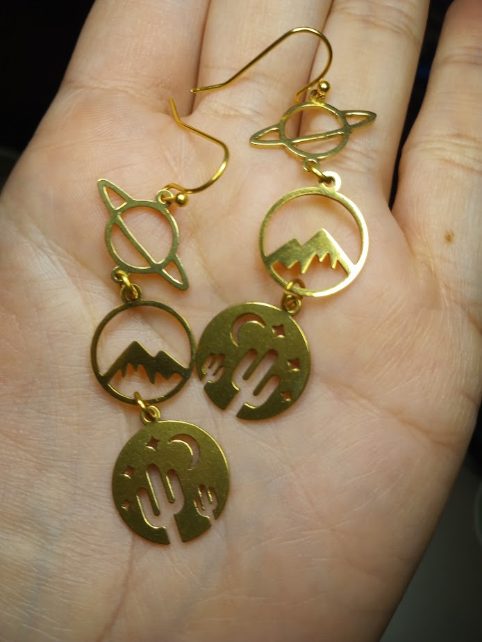 Golden Horizon Earrings