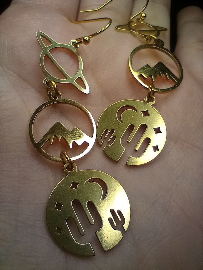 Golden Horizon Earrings