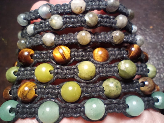 Macramé Crystal Bracelet