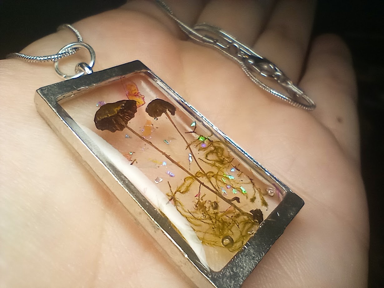 Mushy Friends Rectangle Necklace