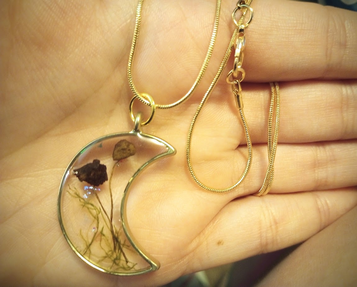 Mushy Friends Moon Necklace
