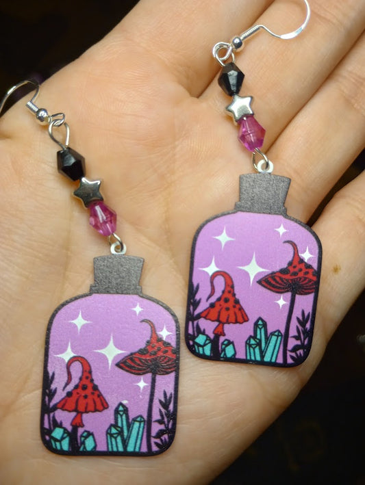 Mushroom Potion Dangles