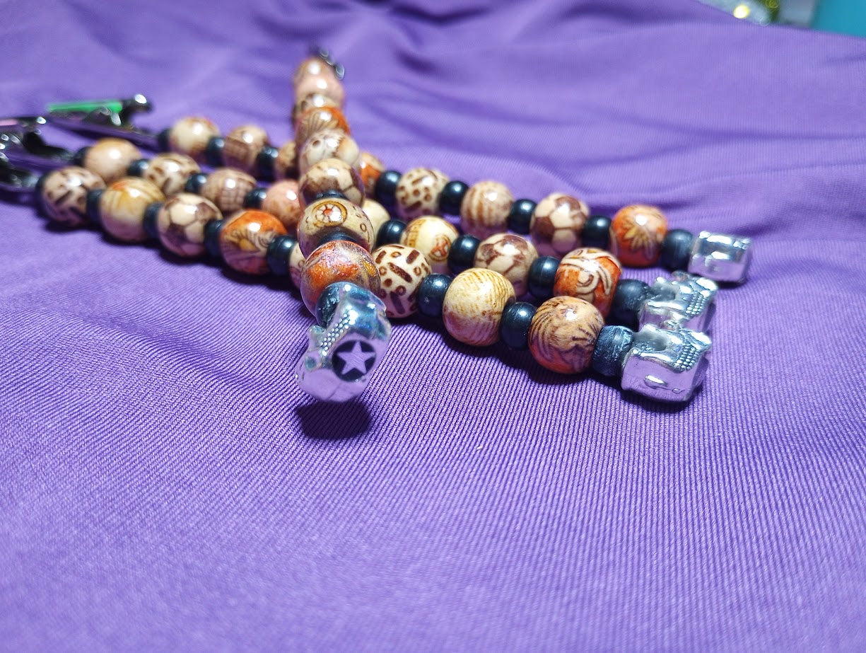 Wooden Bead Clip