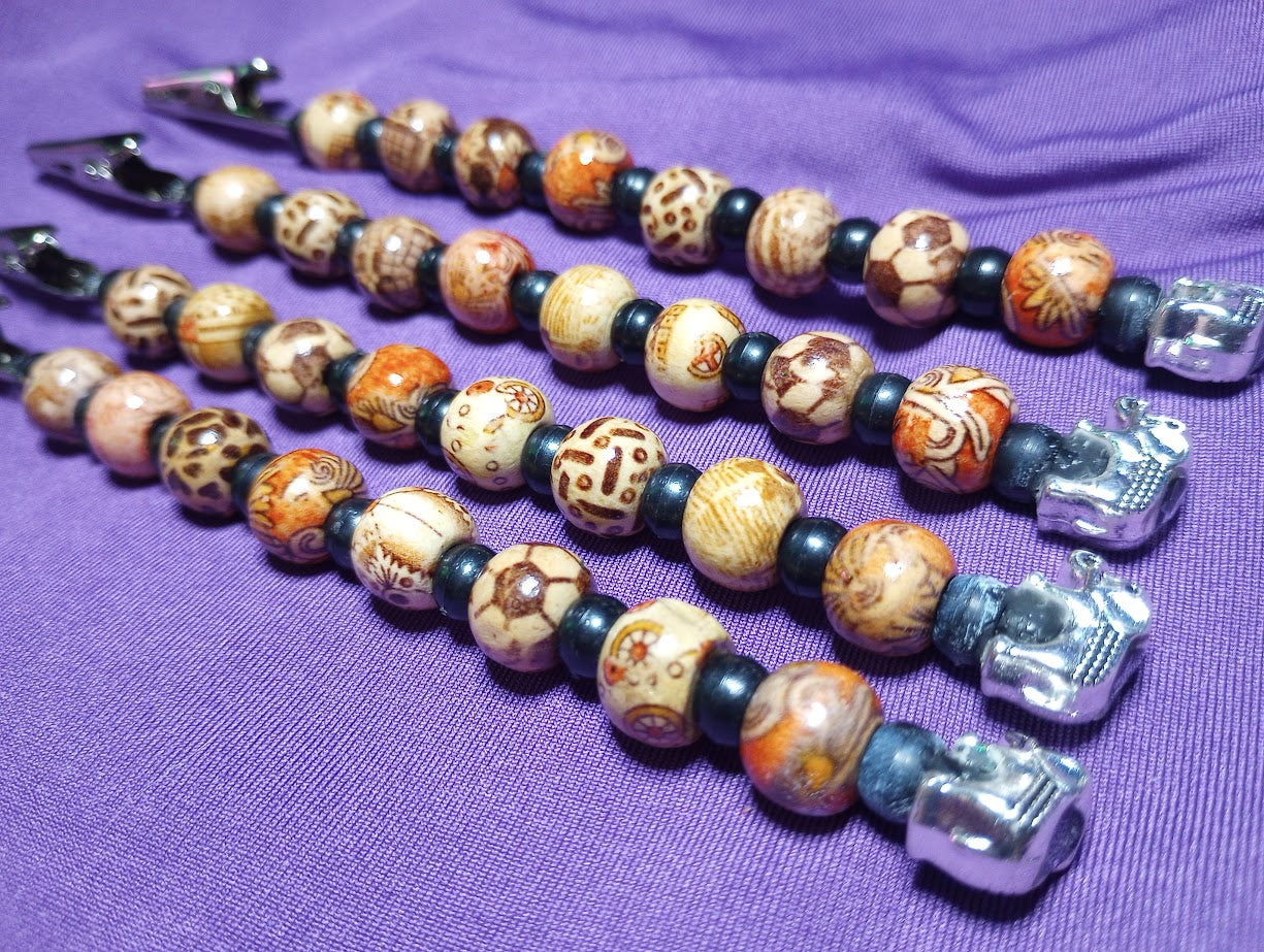 Wooden Bead Clip