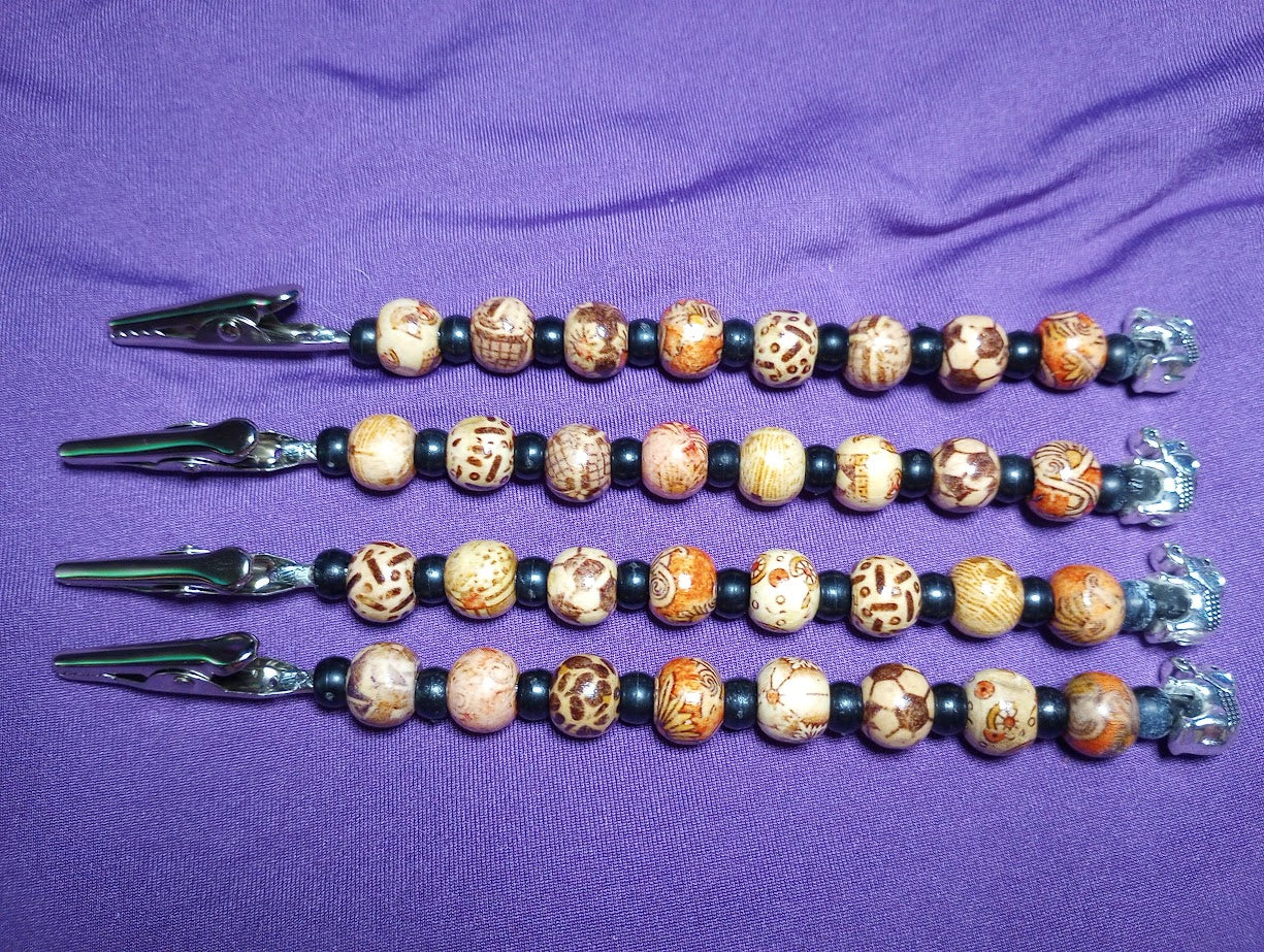 Wooden Bead Clip