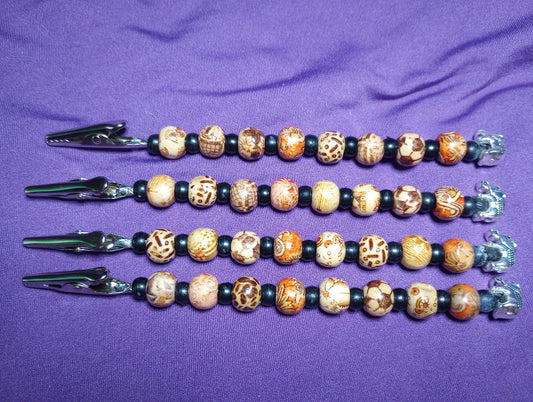 Wooden Bead Clip