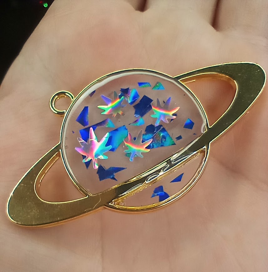 420 Stellar UV Resin Pendants