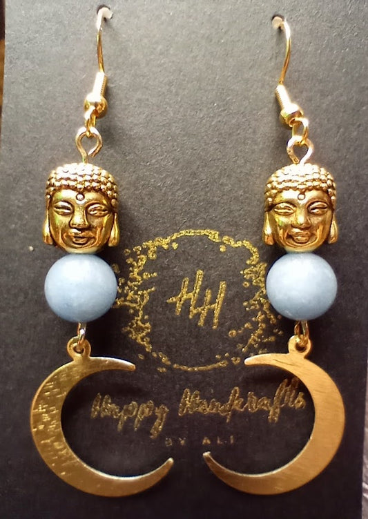 Buddha Moon Earrings