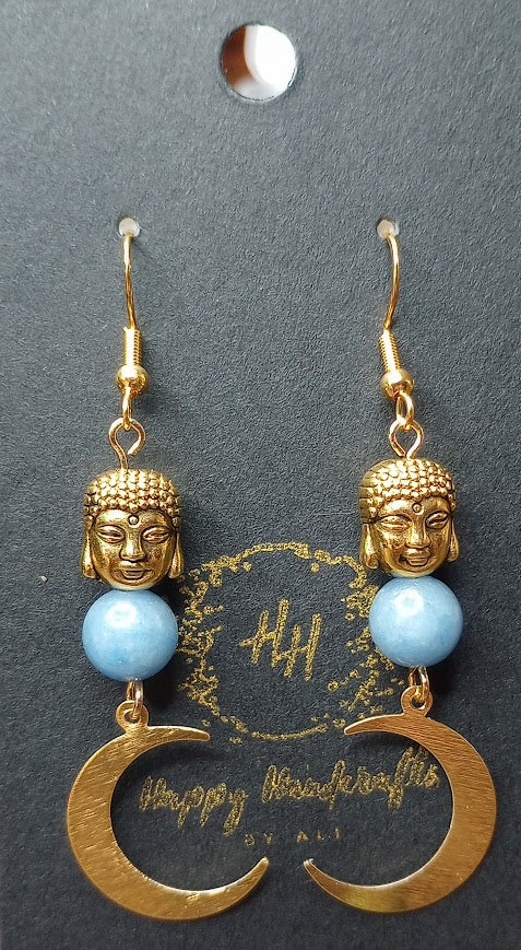Buddha Moon Earrings