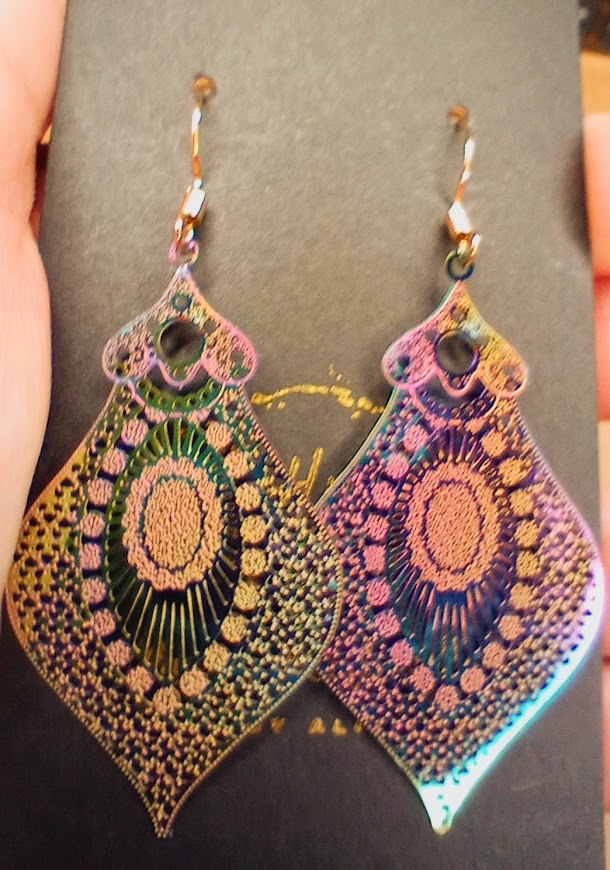 Iridescent Fancy Drop Earrings
