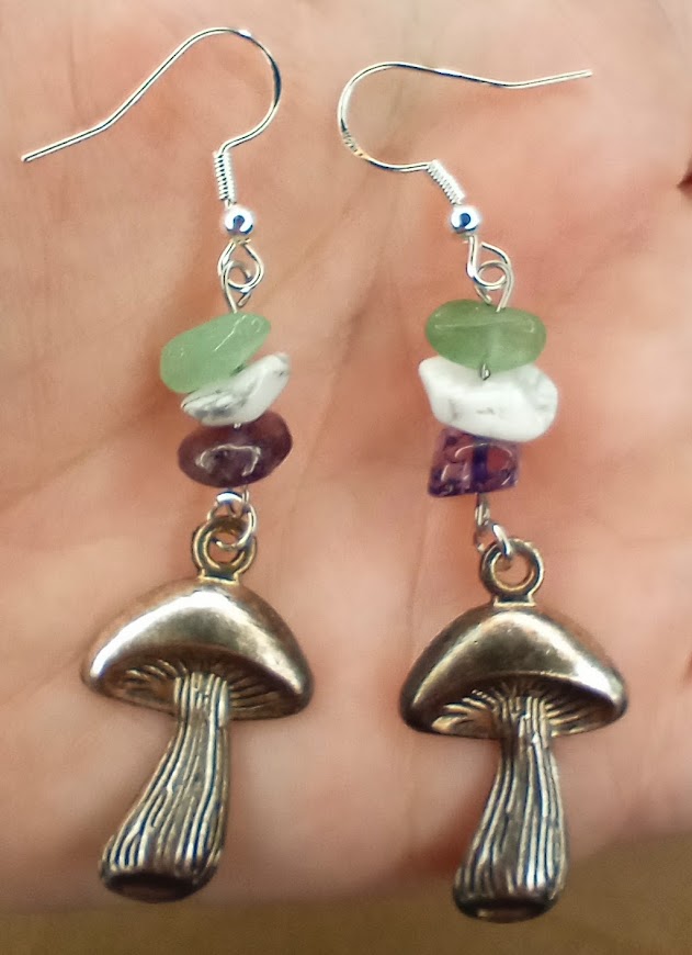 Genderqueer Mushroom Earrings