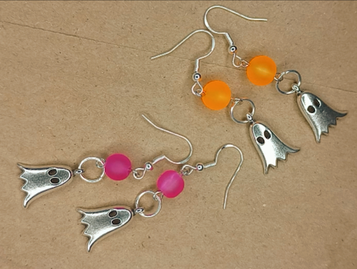 UV Glow Ghost Earrings