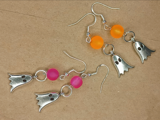 UV Glow Ghost Earrings