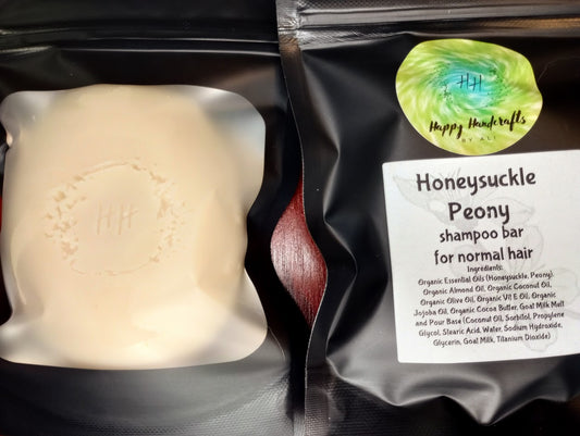 Honeysuckle Peony Shampoo Bar