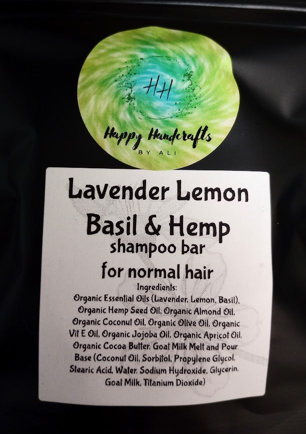 Lavender Lemon Basil & Hemp Shampoo Bar